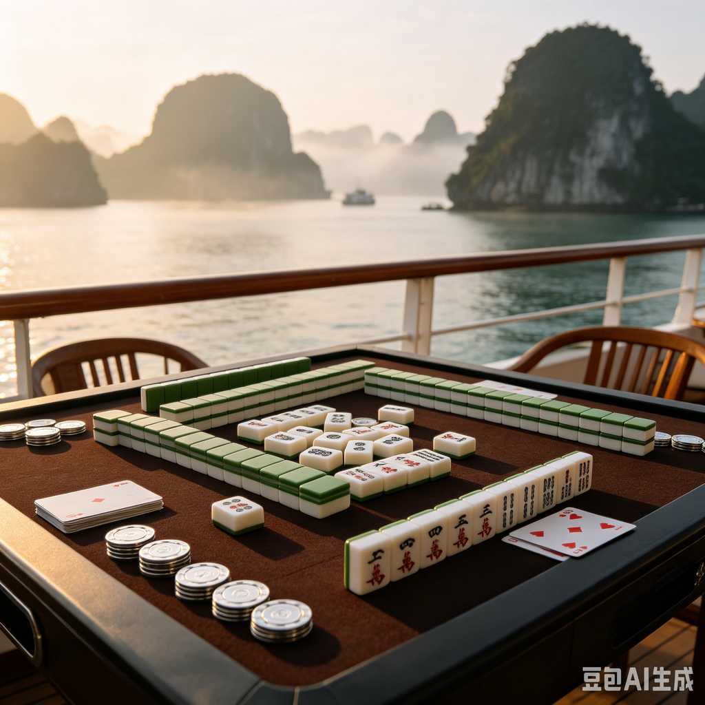hand crafted mahjong set