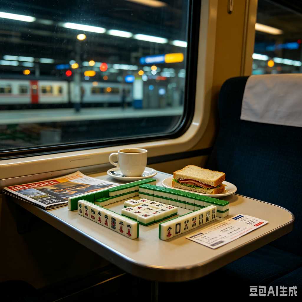 flat print mahjong set