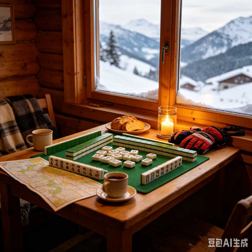 saturated color mahjong set print