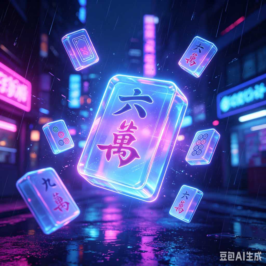 transparent acrylic mahjong set