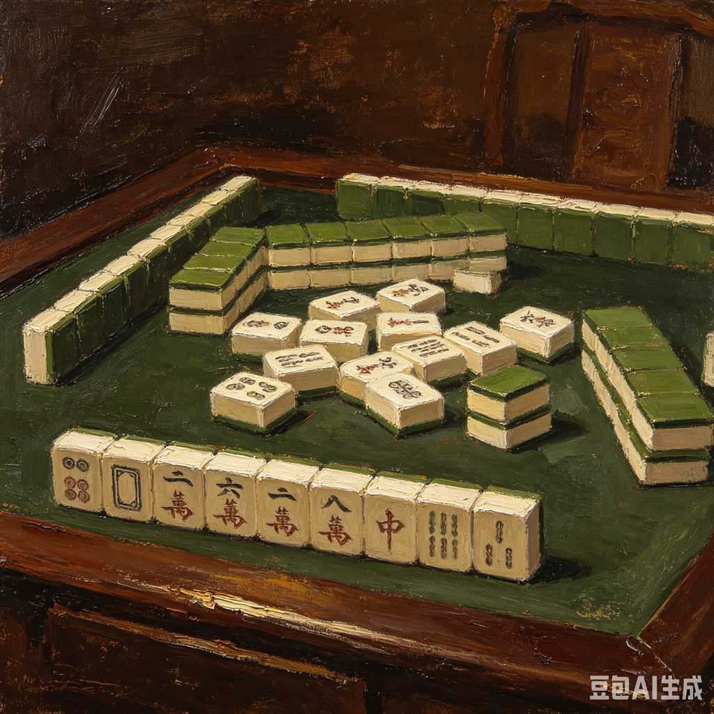 simple style mahjong set