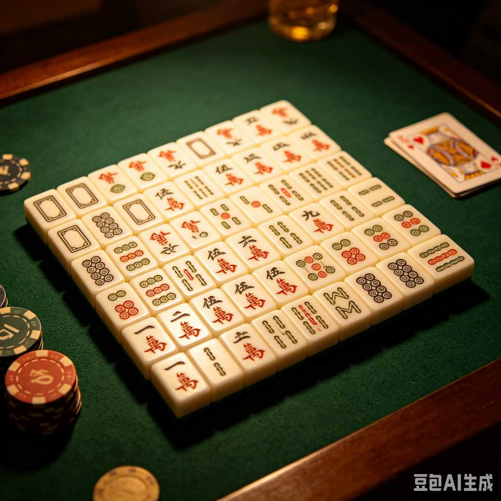 solid wood mahjong tiles