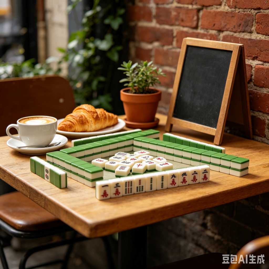 compact mahjong set for small home